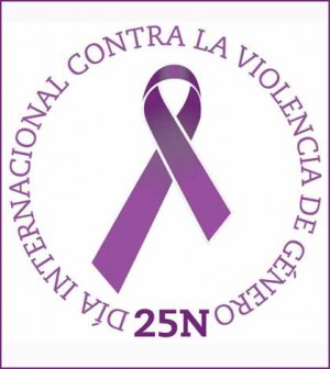 Pegatina violencia