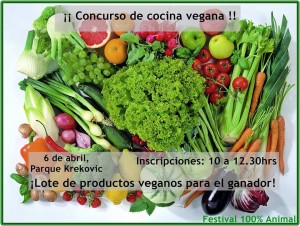 El ganador del Concurso de cocina vegana ganará un lote de productos valorado en más de 70 euros