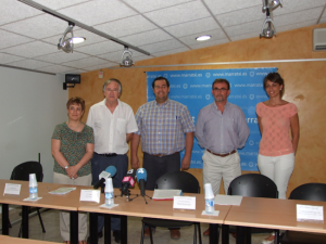 Imagen de archivo de la presentación del convenio adquirido entre el Ayuntamiento y el Centro Empresarial de Marratxí el pasado mes de julio