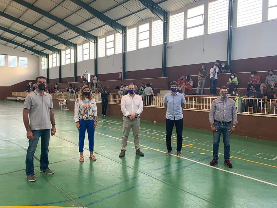 Autoridades partido contra Cartagena