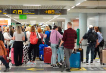 Récord de viajeros en Son Sant Joan en agosto