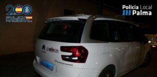 Detenido un taxista ebrio tras huir de un accidente en Palma