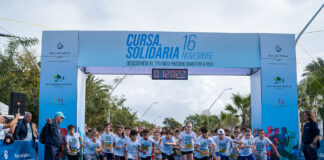 Más de 2.100 corredores estrenan el nuevo Paseo Marítimo de Palma en la I Cursa Solidària de la APB