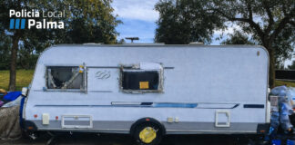 Cazados viviendo en una caravana robada en Palma