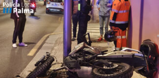 Caballitos, velocidad y un choque brutal en Palma