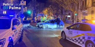 Aparatoso accidente en Avenidas por una distracción y embriaguez