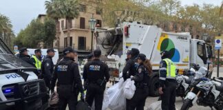 Golpe a la venta ambulante ilegal en Palma: incautan 440 kilos en el centro histórico