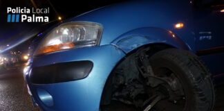 Un conductor de 75 años casi cuadruplicando la tasa de alcohol siembra el caos en Palma