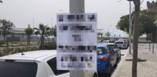 Cazado colocando carteles ilegales en Palma