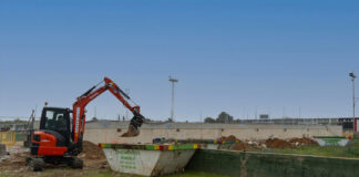 Arrancan las obras para cubrir las gradas en Son Caulelles y Nova Cabana