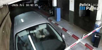 Roban su coche del depósito en Palma sin pagar y rompiendo la barrera