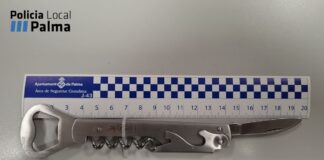 Detenido por amenazar de muerte con un sacacorchos a los clientes de un bar de Palma