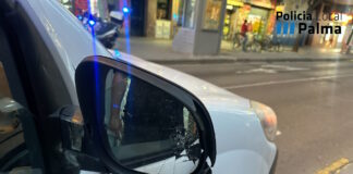 Una joven pillada por robo y daños de más de 400 euros a una furgoneta en Palma