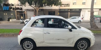 Un conductor kamikaze arrolla a un motorista y embiste a varios coches en Palma