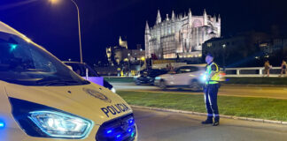 El control de tráfico en Palma la noche de Sant Joan deja 55 denuncias