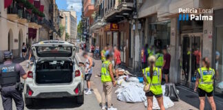 Nuevo golpe al ‘top manta’ en el centro de Palma