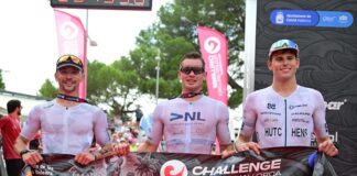 Matevz Nunar y Cathia Schär reinan en la multitudinaria 12.ª edición de la Challenge Peguera Mallorca