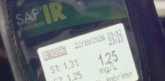 Cazado conduciendo borracho en Palma, quintuplicando el límite de alcohol, y haciendo zigzags