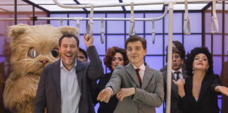 Óscar Puente, María Patiño y Fito Páez en ‘Cara al show’