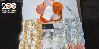 Dos detenidos en Son Banya con cocaína, hachís, marihuana y más de 2.000 euros