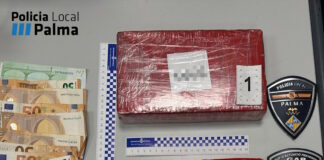 Dos detenidos en Son Ferriol con más de 2,2 kilos de droga